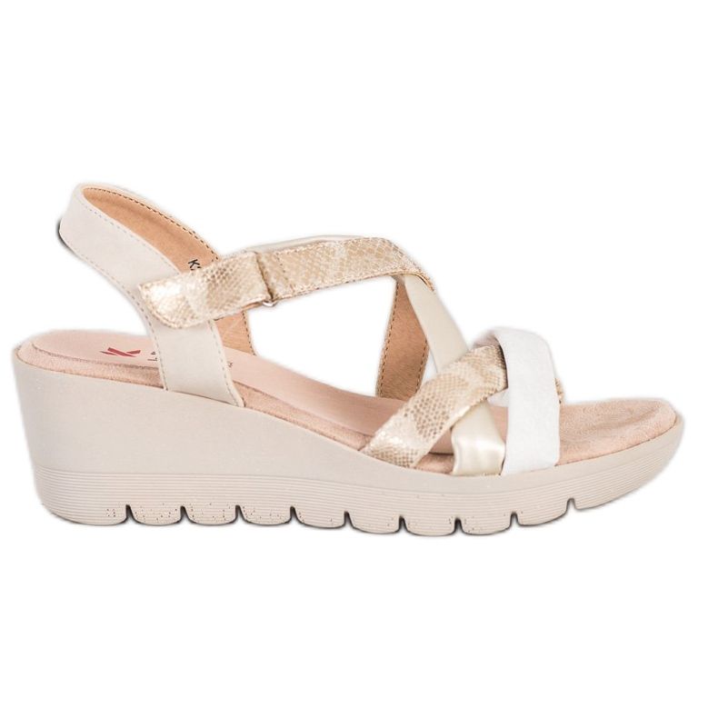 Kylie Sandali Leggeri Con Velcro marrone multicolore