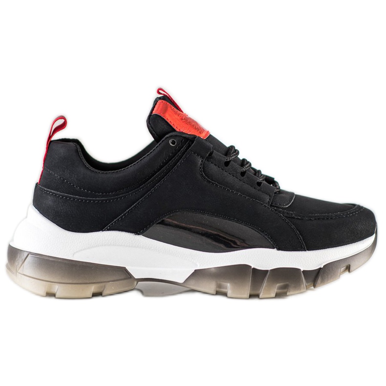 SHELOVET Sneakers in ecopelle nere nero