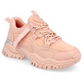 PS1 Sneakers da donna su una suola massiccia rosa Chunky