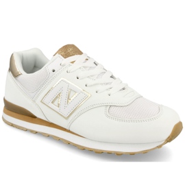 Scarpe sportive da donna Sneakers Bianche e Oro Last Minute bianco d'oro