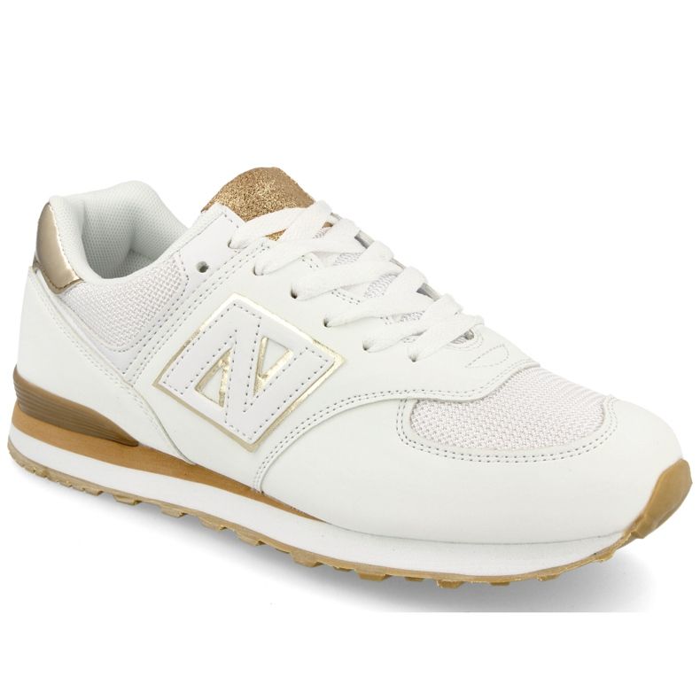 Scarpe sportive da donna Sneakers Bianche e Oro Last Minute bianca d'oro