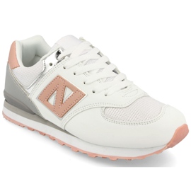 Scarpe sportive da donna Sneakers Bianche e Rosa Last Minute bianca grigio