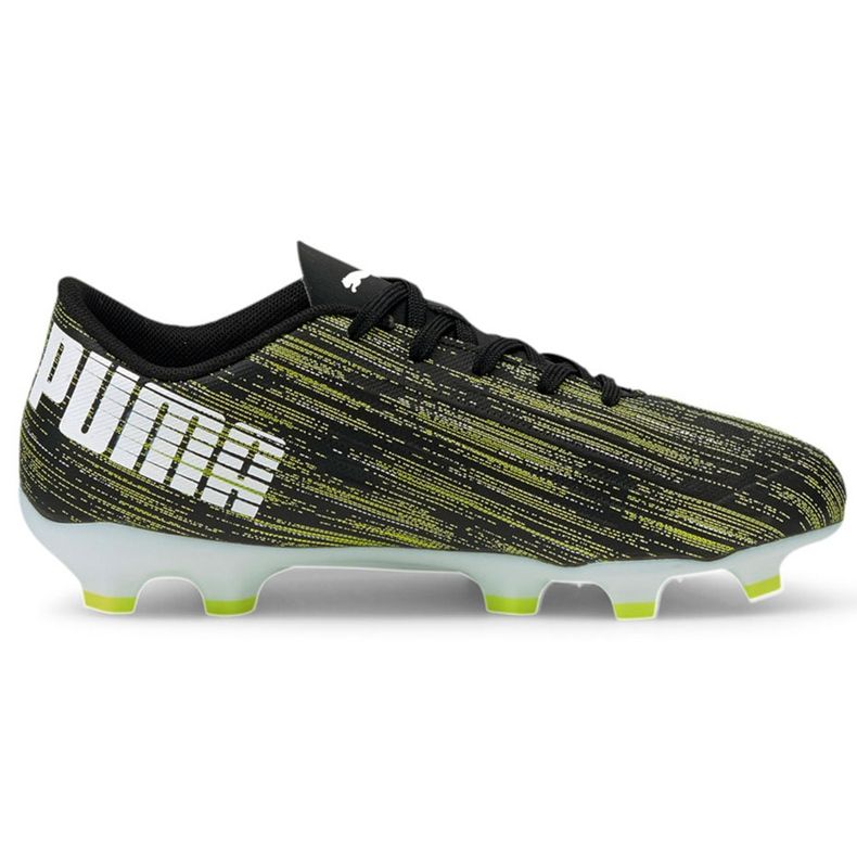 Scarpe da calcio Puma Ultra 4.2 Fg Ag Junior nero-verde 106364 04 nero/verde