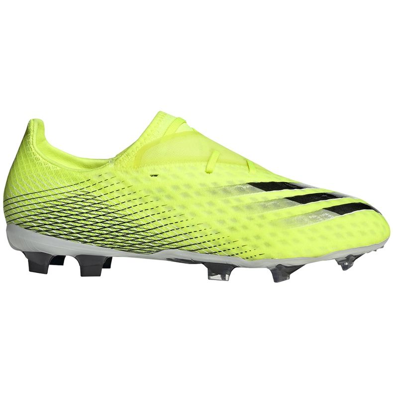 Scarpe da calcio Adidas X Ghosted.2 Fg giallo-nere FW6958 giallo, nero