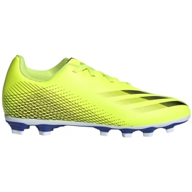 Scarpe calcio Adidas X Ghosted.4 FxG Junior giallo-nero-bianco FW6933