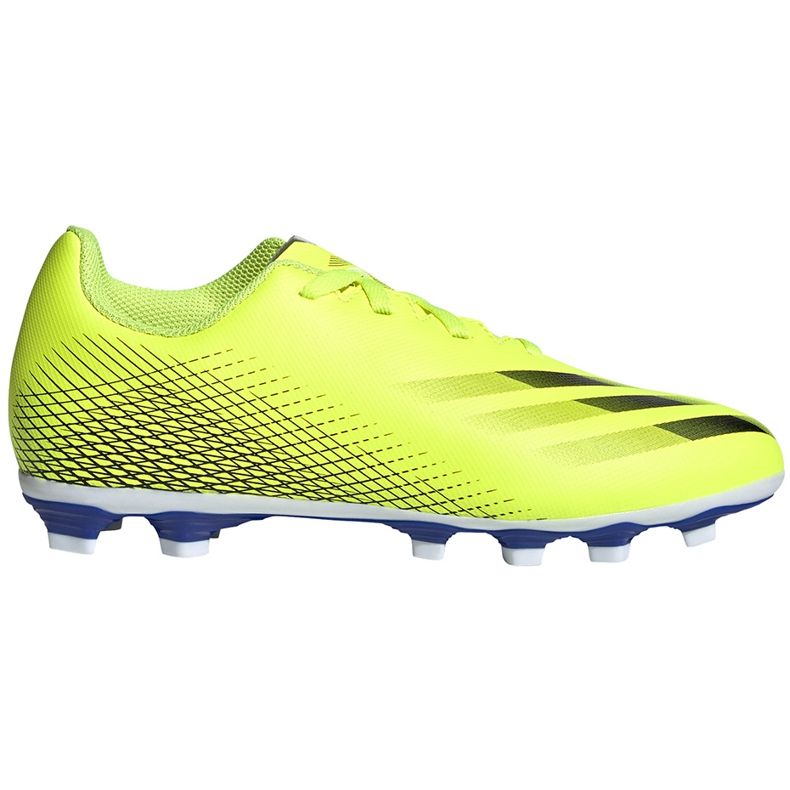 Scarpe calcio Adidas X Ghosted.4 FxG Junior giallo-nero-bianco FW6933