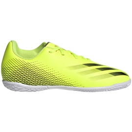 Scarpe da calcio Adidas X Ghosted.4 In Junior giallo-nero-bianco FW6923