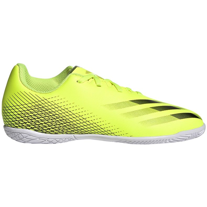 Scarpe da calcio Adidas X Ghosted.4 In Junior giallo-nero-bianco FW6923
