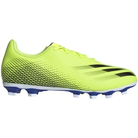 Scarpe da calcio Adidas X Ghosted.4 FxG giallo-nero FW6953 giallo, nero