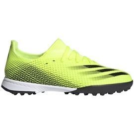 Scarpe da calcio Adidas X Ghosted.3 Tf Junior giallo-nero FW6926