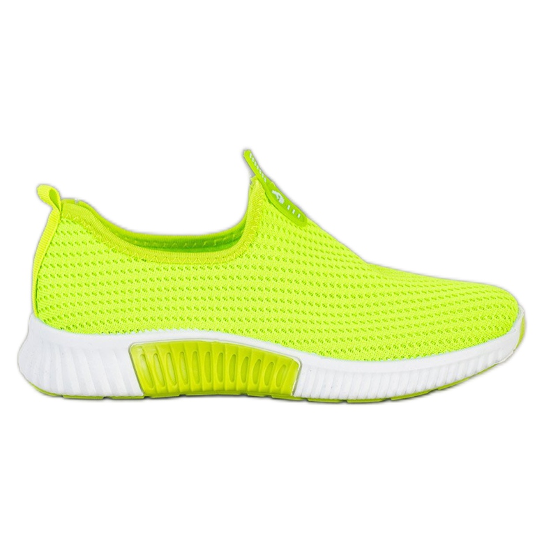 SHELOVET Comode scarpe da ginnastica in tessuto verde