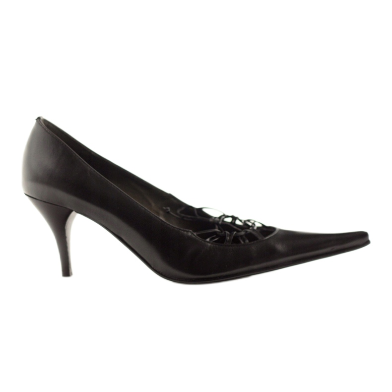 Décolleté in pelle Sagan 868 nero