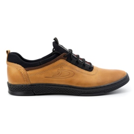 Polbut K24 scarpe casual in pelle rossa giallo