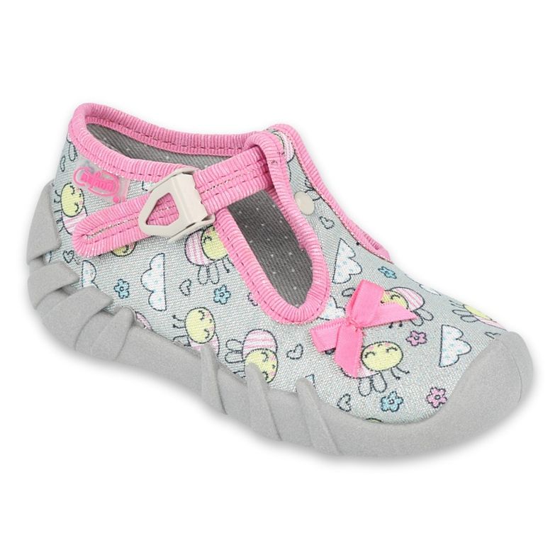Scarpe per bambini Befado 110P412 rosa grigio