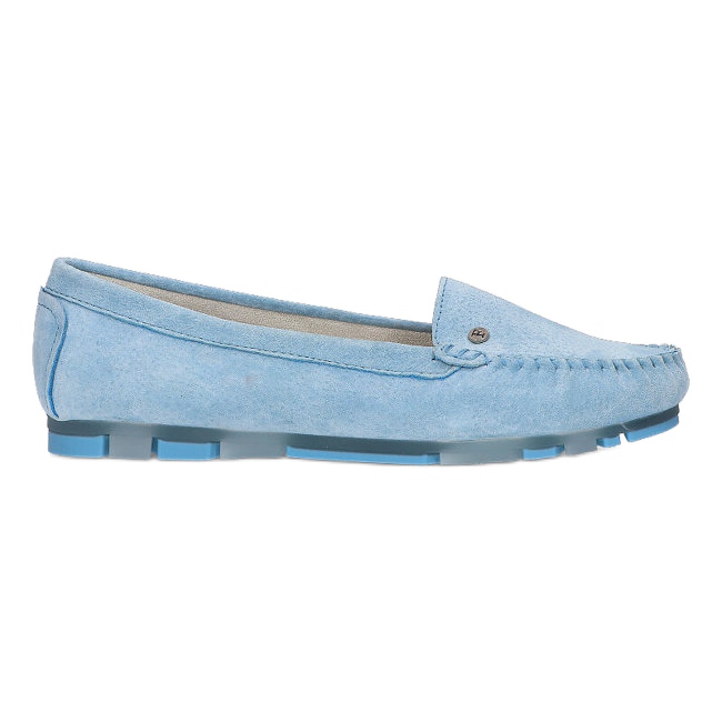 Mocassini da donna in pelle Filippo DP2037/22 blu