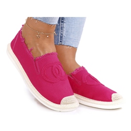 PS1 Espadrillas Classiche da Donna Fucsia Flaure beige rosa