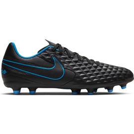 Nike Tiempo Legend 8 Club FG / MG AT6107 090 scarpe da calcio nero nero