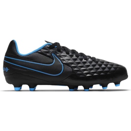 Nike Tiempo Legend 8 Club FG / MG Junior AT5881 090 scarpe da calcio nero nero
