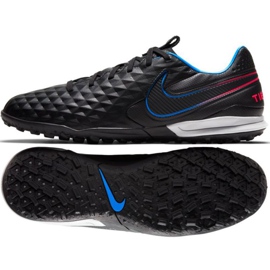 Nike Tiempo Legend 8 Pro Tf M AT6136 090 scarpe da calcio nero nero