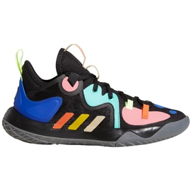 Adidas Harden Stepback 2 scarpe da bambino nere FZ1546 nero multicolore multicolore