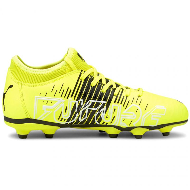 Scarpe da calcio Puma Future Z 4.1 Fg Ag Jr 106400 01 multicolore giallo