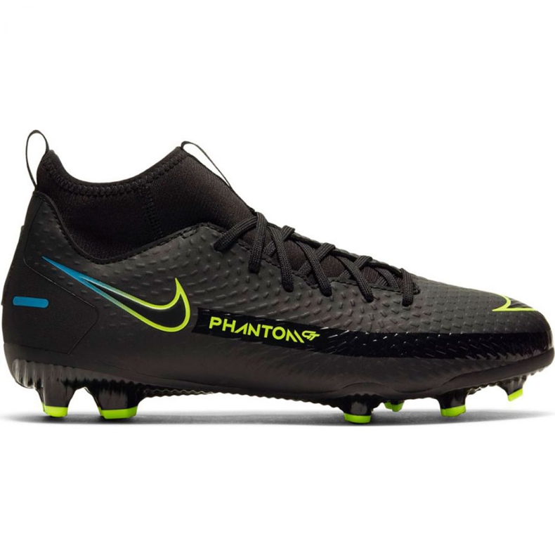 Scarpe da calcio Nike Phantom Gt Academy Df FG / MG Jr CW6694-090 nero nero