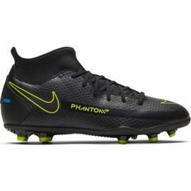 Scarpe da calcio Nike Phantom Gt Club Df FG / MG Jr CW6727-090 nero nero