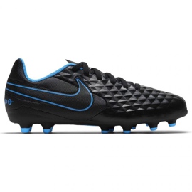 Nike Tiempo Legend 8 Club FG / MG Jr AT5881-090 scarpe da calcio nero nero