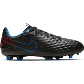 Nike Tiempo Legend 8 Academy FG / MG Junior AT5732 090 scarpe da calcio nero nero
