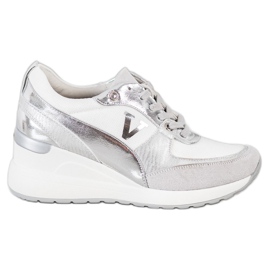 Sneakers con zeppa VINCEZA bianca