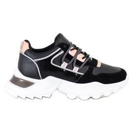 SHELOVET Scarpe da ginnastica alla moda nero