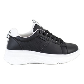 SHELOVET Scarpe Da Ginnastica Sulla Piattaforma Bianca Nizza nero
