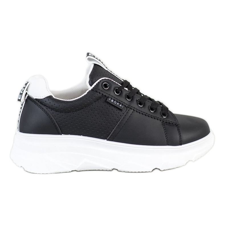 SHELOVET Scarpe Da Ginnastica Sulla Piattaforma Bianca Nizza nero
