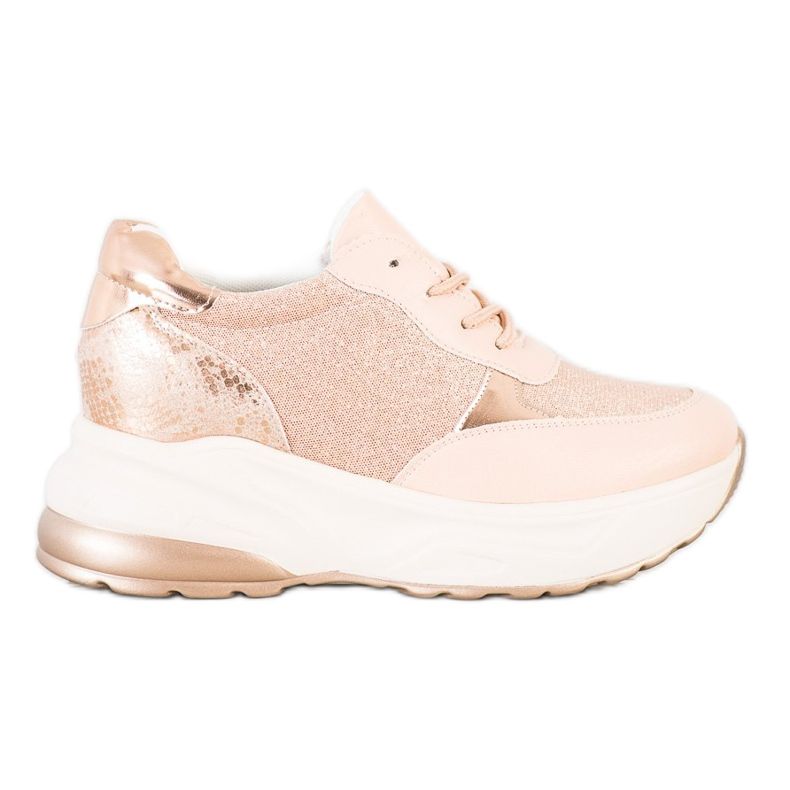 Bestelle Sneakers Cipria Con Glitter rosa d'oro