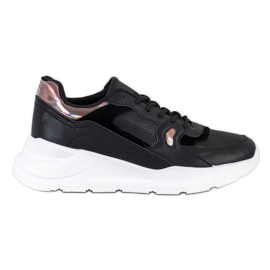 SHELOVET Scarpe da ginnastica nere nero multicolore