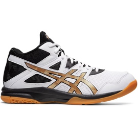 Asics Gel-Task Mt 2 bianco-nero-oro 1071A036 102 scarpe volley uomo bianca