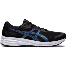 Asics Patriot 12 scarpe da corsa da uomo nere e blu 1011A823 004 nero