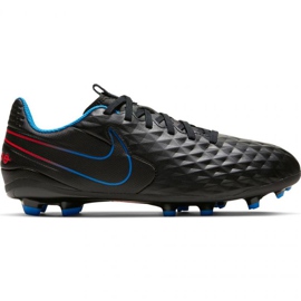 Scarpe da calcio Nike Tiempo Legend 8 Academy FG / MG Jr AT5732-090 nero nero
