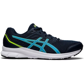 Asics Jolt 3 blu navy 1011B034 400 scarpe da uomo verde