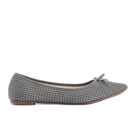 Ballerine Del Amor in tessuto grigio