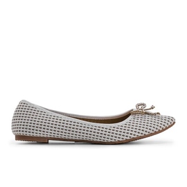 Ballerine Del Amor in tessuto beige