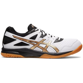 Asics Gel-Task 2 bianco-nero-oro 1071A037 102 scarpe da uomo