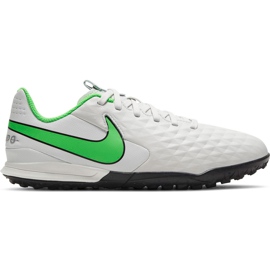Scarpa da calcio Nike Tiempo Legend 8 Tf Academy Junior AT5736 030 bianco bianco