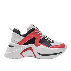 Sneakers rosse di Thenisse bianco nero rosso