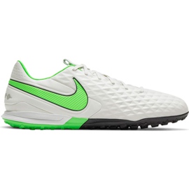 Nike Tiempo Legend 8 Pro Tf bianco AT6136 030 scarpe da calcio bianca bianca