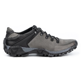 KENT Scarpe da trekking da uomo 116 grigie grigio
