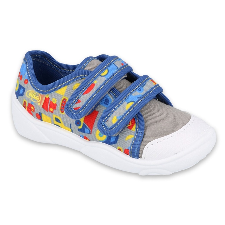 Scarpe per bambini Befado 907P128 blu grigio multicolore