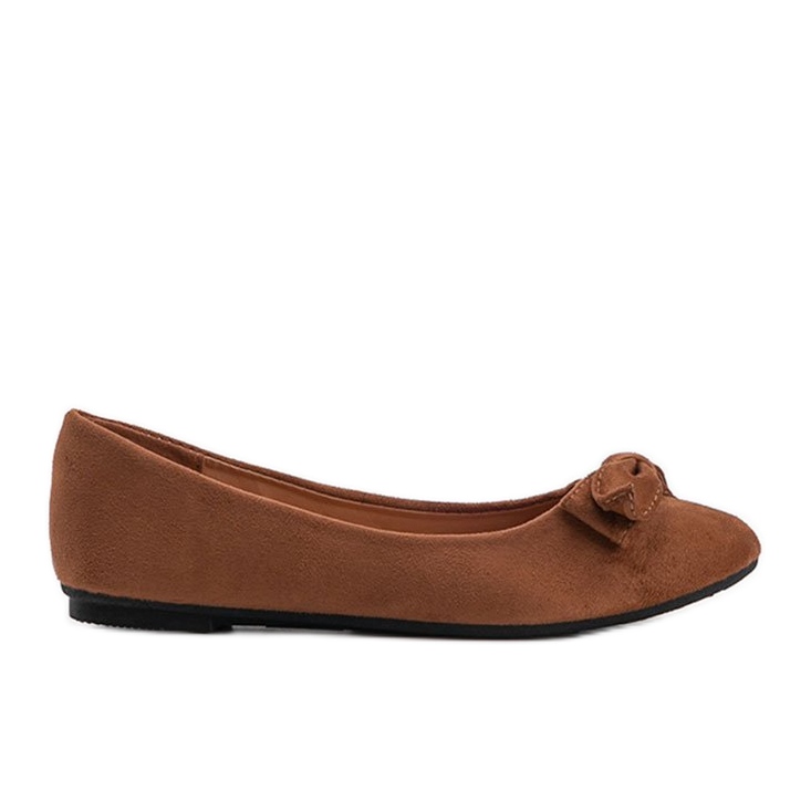 Ballerine Ellie in camoscio cammello marrone
