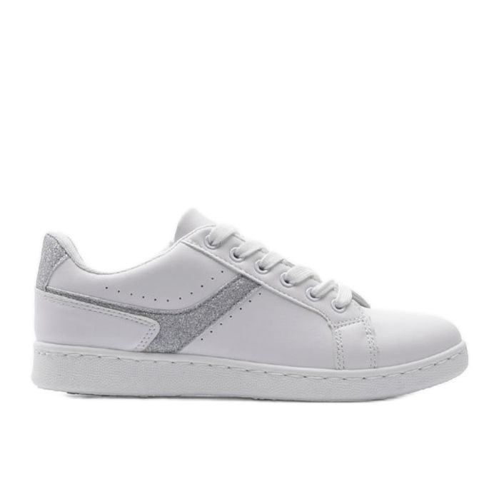 Sneakers Alma bianche e argento bianca