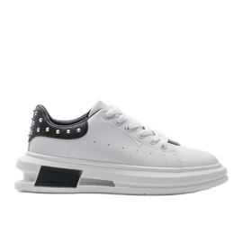Sneakers bianche e nere da donna Taranto bianca